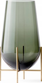 Menü Echasse Virágváza 45 cm Szürke sárgaréz alapon