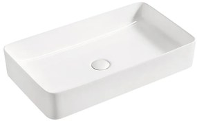 EROS SLIM 2 - PULTRA ültethető - Top Counter - porcelán mosdó - 61 x 35 x 11 cm
