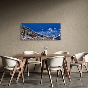 Kép - Hegyi város (120x50 cm)