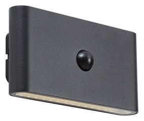 Fali lámpa fekete 4 lépéses szenzor mágneses LED-del újratölthető - Batt