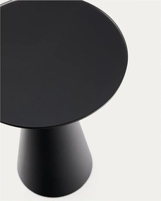 Kerek tárolóasztal üveg asztallappal ø 35 cm Wilshire – Kave Home