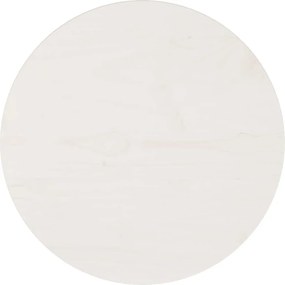 vidaXL fehér tömör fenyőfa kerek asztallap Ø40 x 3 cm