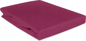 Szatén gumis lepedő 200x220 Világos Lila