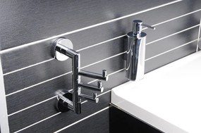 Sapho, X-ROUND BLACK dupla horog, fekete, XR202B