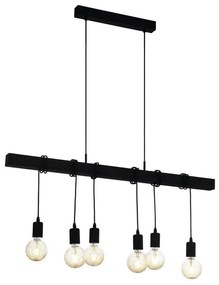 Eglo 49755 - Függeszték TOWNSHEND 6xE27/60W/230V