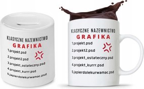 Grafikai Készlet Ajándék Bögre Persely fényképes nyomtatással