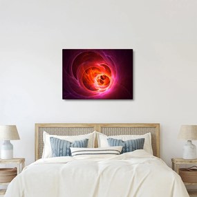 Modern rózsaszín absztrakció képe (70x50 cm)
