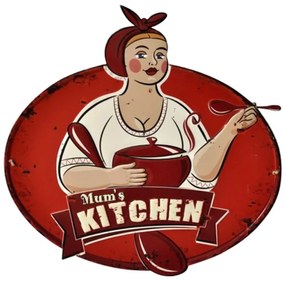 Fém falikép - 60x61cm - Mum's Kitchen