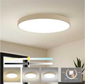 Brilagi-LED Mennyezeti lámpatest POOL LED/180W/230V 3000/4500/6000K, átm. 120 cm, bézs