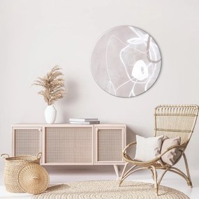 Kép ø 70 cm Fine Line – Malerifabrikken