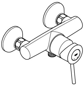 GROHE 23786000 - START CLASSIC 150 mm-es zuhanycsaptelep, fényes króm