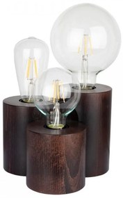 Spot-Light 2266376 - Asztali lámpa VINCENT 3xE27/15W/230V bükk