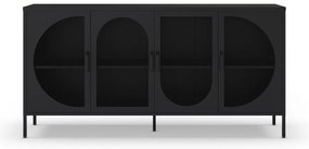 Fekete komód 160x90 cm Tayra – Marckeric