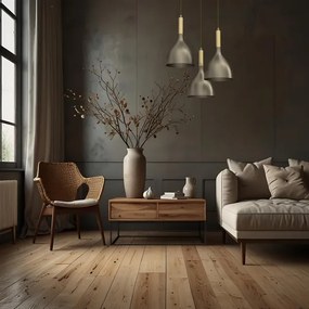 Csillár zsinóron NOAK 3xE27/15W/230V réz/arany