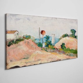 Vászonkép Vasúti vágott Cézanne
