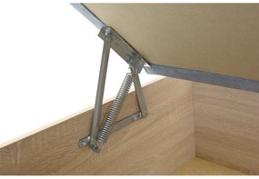 Egyszemélyes ágy (heverő) 85 cm Idona (smaragd) (ágyráccsal és matraccal) (tárolóhellyel). 1098589