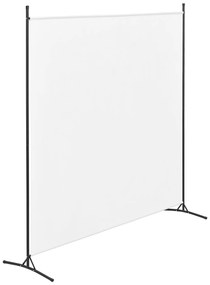 [en.casa] Paraván Tarazona 176x175 cm fehér acél/poliészter