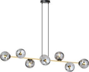 Emibig modern függeszték gravity fekete grafit arany emi1237/8
