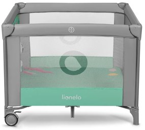 Lionelo - Játékkarám MILLE szürke-zöld