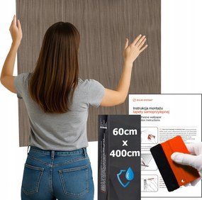 Öntapadós tapéta Vízálló Konyha Fal Bútor Bézs Fa