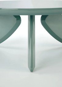 Lumis kerek dohányzóasztal 80 cm - kék