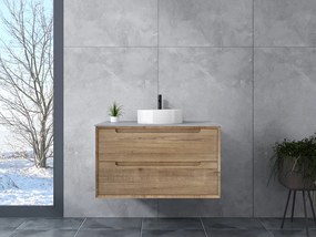 Genova || Sonoma fürdőszoba szekrény 80 cm