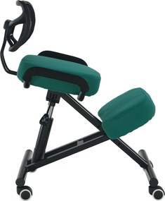 Ergonomikus zsámoly, zöld/fekete, RUFUS