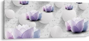 Kép virággal (120x50 cm)