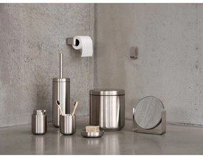 Matt ezüstszínű rozsdamentes acél pedálos szemetes 4 l Ume – Zone