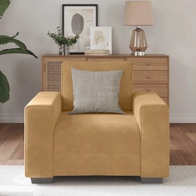 vidaXL barna bársony kanapéfotel 60 cm