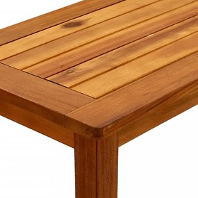 tömör akácfa kerti tálalóasztal 80 x 35 x 75 cm