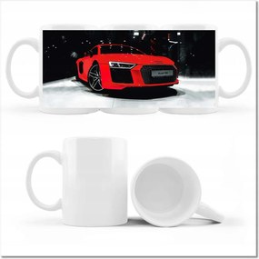 Fényképes bögre piros Audi Audica R8