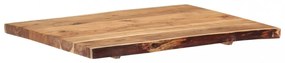 tömör akácfa asztallap 80 x (50-60) x 3,8 cm
