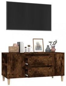 füstös tölgy színű szerelt fa TV-szekrény 102x44,5x50 cm