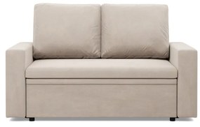 Zeus kanapé, bársony, hab töltet, egyenes kartámasz, bézs