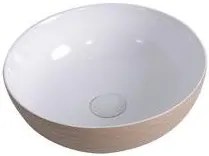 AREZZO design Toledo mosdótál, beige/fehér AR-471