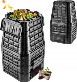 Kerti Komposztáló Nagy Moduláris Egész Éves Fagyálló Műtrágya 1050L