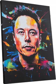 Vászonkép Portré Elon Musk nappali Elon Musk ajándék 45x60