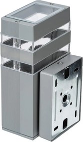 Berge Inez Kerti oldalfalra helyezhető matt ezüst színű lámpa GU10-es foglalattal