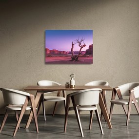 Fa a vörös szikláknál (üvegen) (70x50 cm)