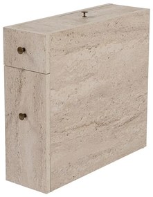 Fürdőszobaszekrény MELODY, bézs márványhatású dekor