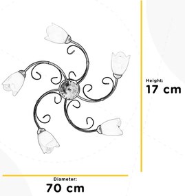 ONLI - Mennyezeti lámpa ODINO 5xE14/6W/230V