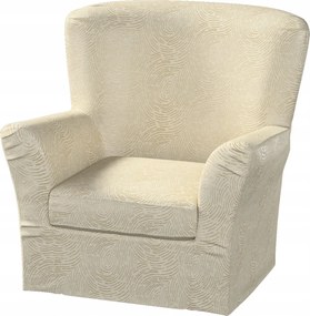 Dekoria Tomelilla magas fotelhuzat Ikea könyvjelzőkkel barna