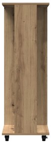 Gardrób Kerekekkel Artisan Tölgy 102x38x110 cm Mérnöki Fa