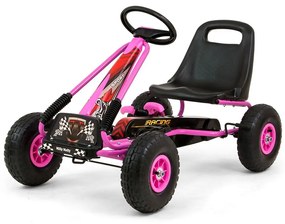 Go-kart Milly Mally Thor pedálos gyerek gokart rózsaszín