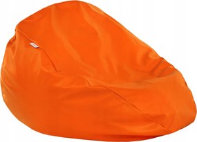 Zsák Narancssárga XXL Öko Bőr Puff Fotel