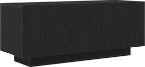 vidaXL TV szekrény Fekete tölgy 100 x 35 x 40 cm Faanyag