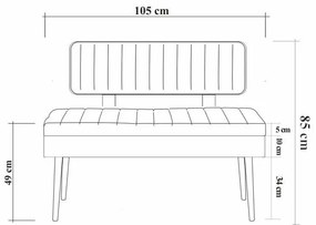 Vina Atlantic Pine and Green I étkészlet, 5 db