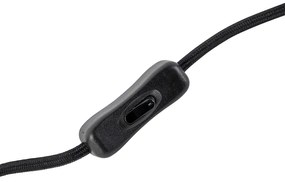 Modern asztali lámpa fekete árnyékoló nélkül - Simplo