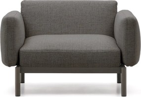 Szürke párnázott kerti fotel Sorells – Kave Home